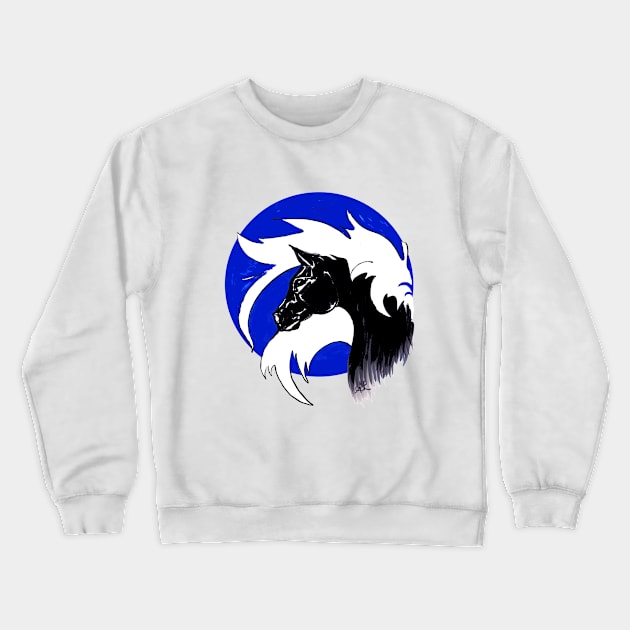 Once in a Blue Moon Crewneck Sweatshirt by RavensLanding